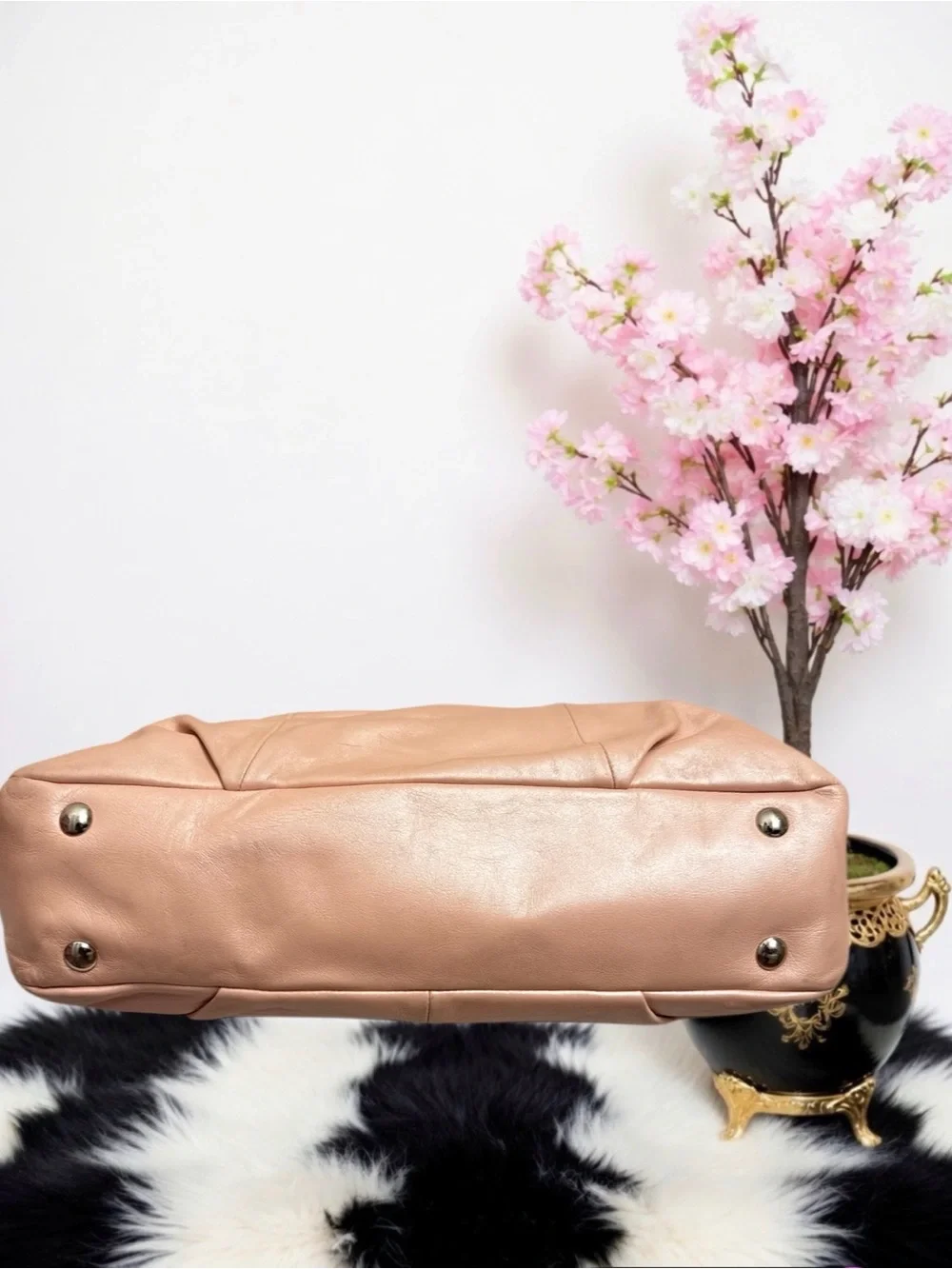 COACH SOHO LEATHER EAST WEST SATCHEL